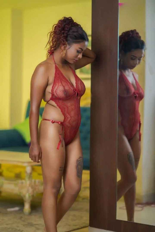 Hot Figure Model Red Lingerie Premium Photos Perfect Boobs And Pussy Visible
