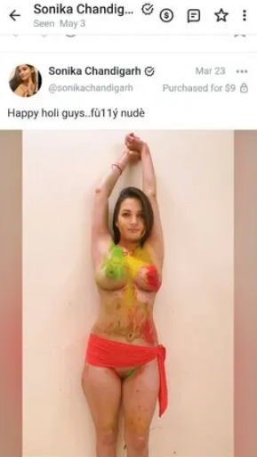 😍Sonika Chandigarh🔥 Famous Model Mega Collection Pics + Videos App Content Full Nude Boobs Pussy with Face🥵💦