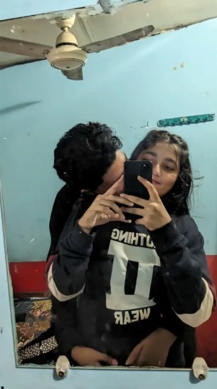 😍Cute Shy Girl Videocall Recording 4 Videos Viral by Boyfriend Nude Showing her Boobs🥵💦